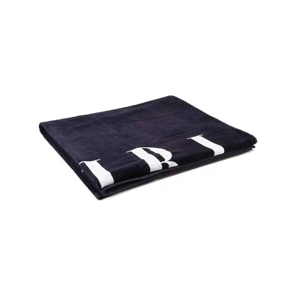 NEW AMIRI small logo towel in blue